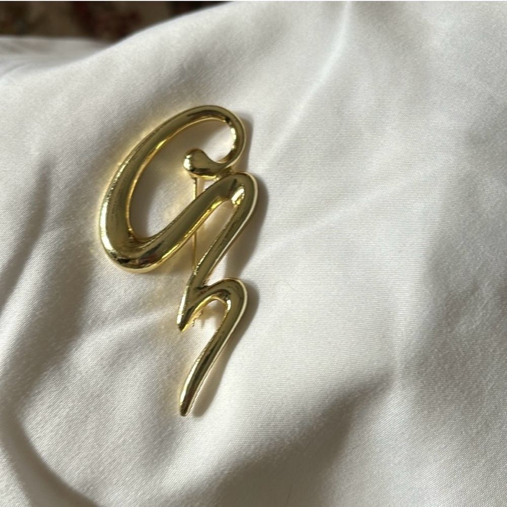 Vintage Squiggle Brooch